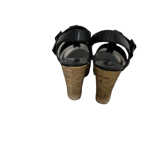 Call It Spring Black Wedges Size 7 - Picture 5 of 11